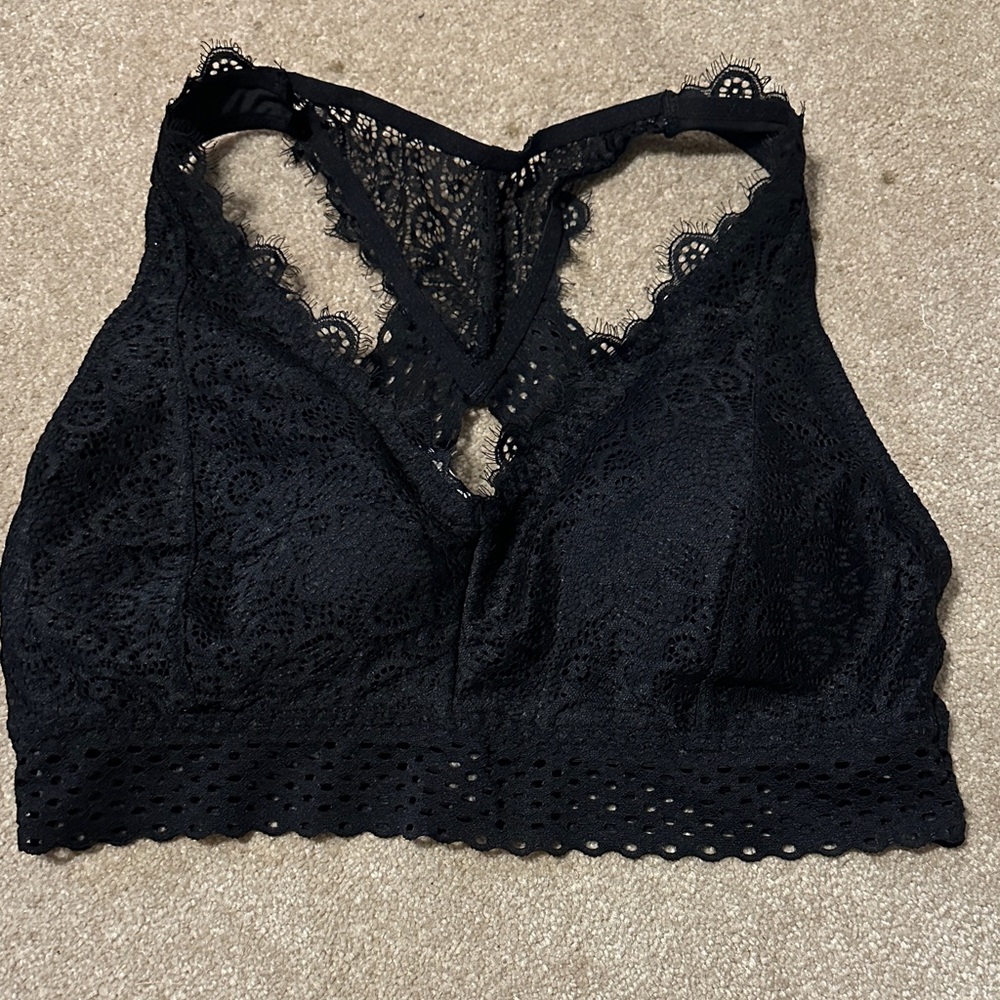 Maurices Black Lace Bralette